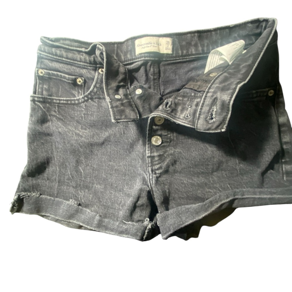 Abercrombie & Fitch Charcoal Jean Shorts